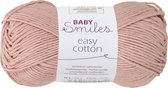Zacht Katoenen Brei- en Haakgaren Oudroze voor Babykleding en Speelgoed van Merkloos