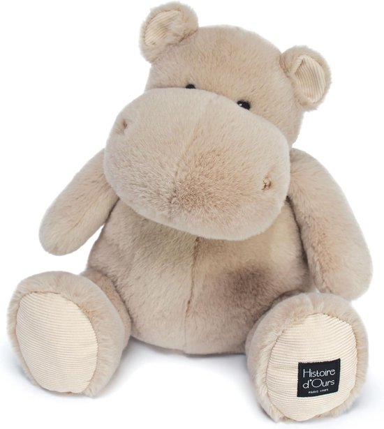 Zacht knuffel nijlpaard pluche dier - 40 cm - Perfect cadeau voor kinderen van Merkloos