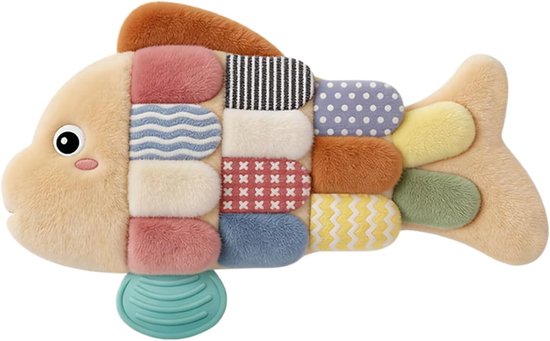 Zacht Knuffel Speelgoed - Slaapmaatje Kind - Rustgevend Comfort - Zachte Patting Geluiden - 31.5x21cm