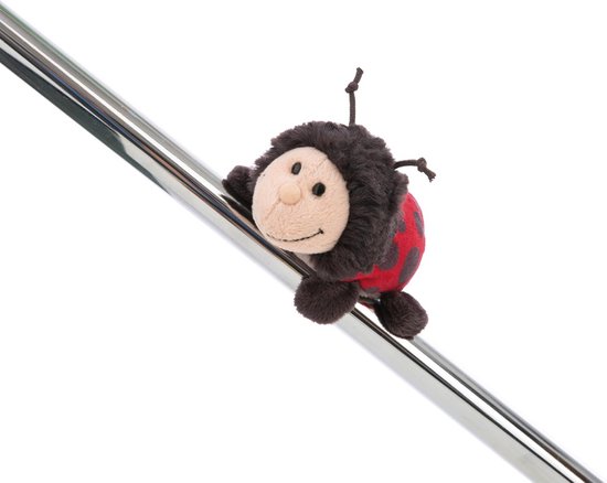 Zacht Knuffeldier met Magneet - Rode Lieveheersbeestje 10 cm - Ideaal voor Koelkast en Prikbord