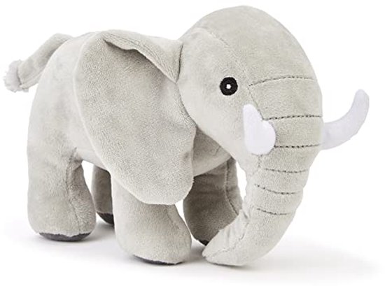 Zacht knuffeldier van pluche voor kinderen - 20-22 cm, safaridier voor pasgeborenen