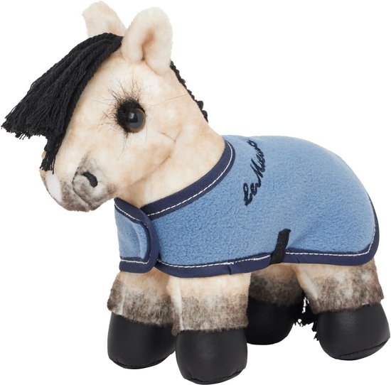 Zacht Pluchen Pony Figuur in Spiekformaat met Fleece Dekentje van Merkloos
