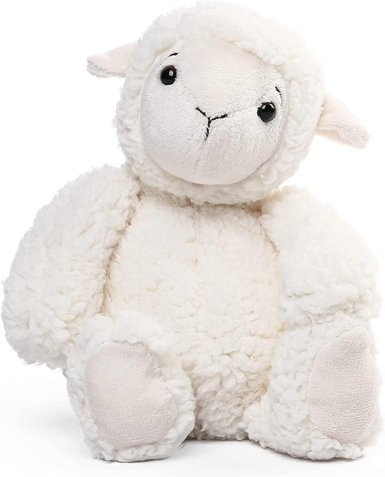 Zacht Pluchen Schaap Knuffel 30cm - Schattig Lam Speelgoed voor Kinderen en Decoratie van Luna Lifestyle