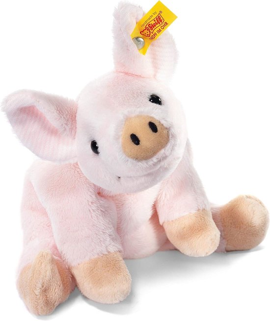 Zacht Roze Varken Knuffeldier 16 cm - Pluche Floppy Varkentje voor Kinderen