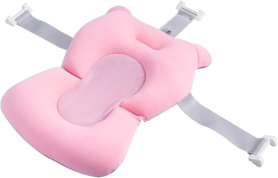Zacht & Veilig Baby Zitje voor in Bad - Anti-Slip Badkussen met 3-Punts Gordel