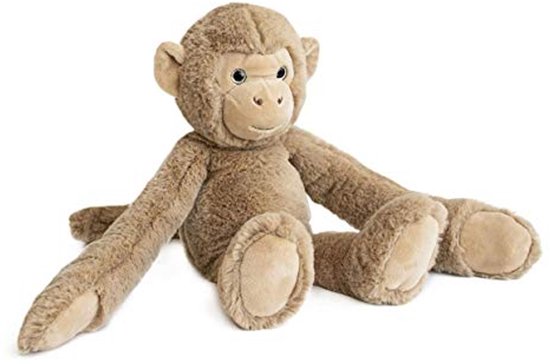 Zachte Aap Pluche Dier 35 cm – Knuffelvriend voor Kinderen van Merkloos