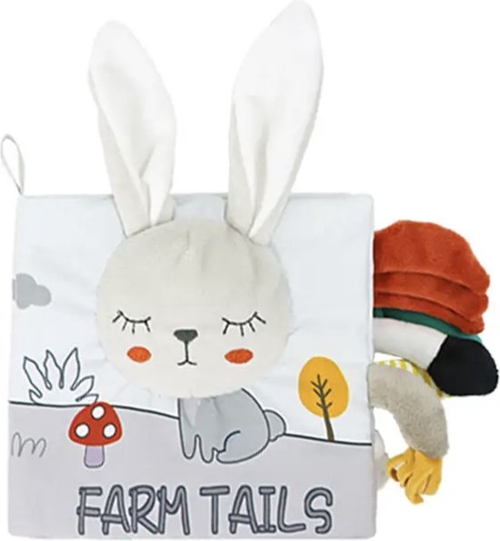 Zachte baby Boek - Boerderij dieren - 3D - Boeken - Kinder - Speelgoed - Peuter - Kraamcadeau jongen meisje van Vtech