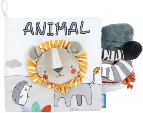 Zachte baby Boek - Dieren - 3D - Boeken - Kinder - Speelgoed - Peuter - Kraamcadeau jongen meisje van Primi Passi