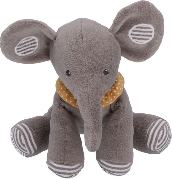 Zachte Baby Knuffel Olifantje Grijs Speelgoed Vanaf de Geboorte