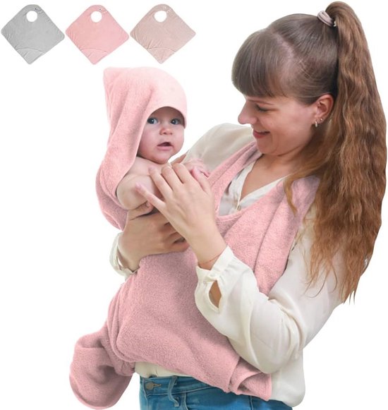 Zachte Babyhanddoek met Capuchon - Absorberende Katoenen Handdoek Voor Pasgeborenen
