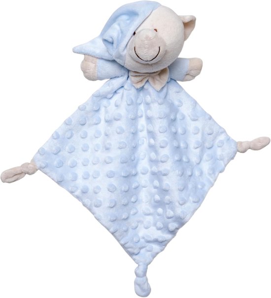 Zachte blauwe teddybeer voor baby's - Knuffeldier en Doudou van Merkloos
