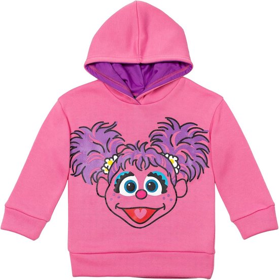 Zachte Fleece Pullover Hoodie voor Baby en Peuter met Sesamstraat Figuren van Merkloos