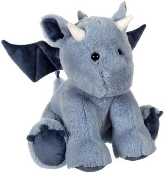 Zachte Floppy Draak Knuffel voor Kinderen – 30 cm Pluche in 3 Kleuren van Merkloos