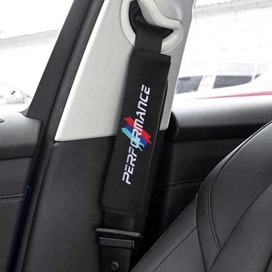 Zachte Gordelcovers - Performance - Set van 2 Gordelhoezen - Geschikt voor alle automerken/universeel - Zachte Gordel Hoes Beschermer Geborduurd - Ook voor Kinderen - Auto Accessoires - Gordelhoes Gordelbeschermer van Carpoint