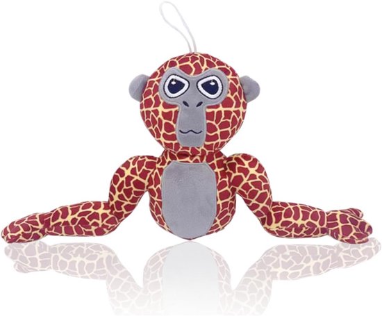 Zachte Gorilla Aap Knuffel - Pluche Dierenpop voor Kinderen en Baby's - Ideaal voor Spelen en Slapen - Verschillende Kleuren en Prints Beschikbaar van Merkloos