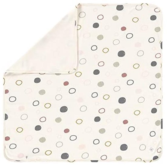 Zachte GOTS-gecertificeerde Baby Knuffeldeken - 80 x 80 cm, Offwhite van La Petite Couronne