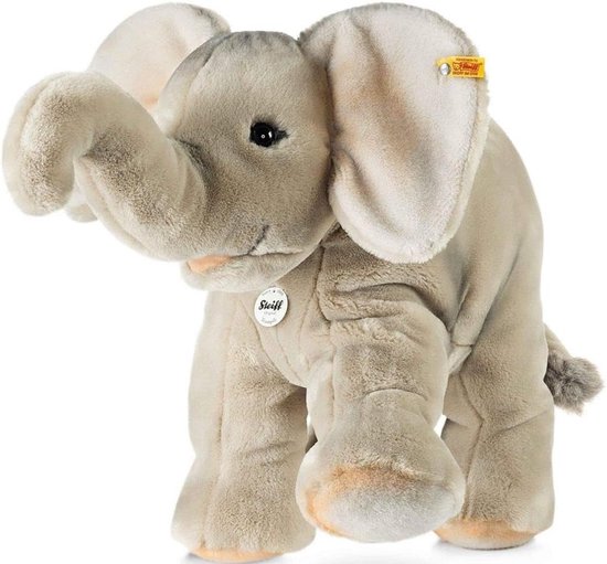 Zachte Grijze Olifant Knuffel 45 cm - Wasbaar Pluche Speelgoed voor Kinderen van Merkloos