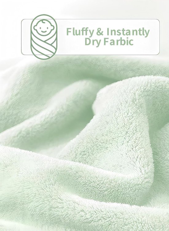 Zachte Handdoek met Capuchon voor Baby's en Peuters - Ultra Absorberend Koraal Fleece - Perfect als Douchegeschenk