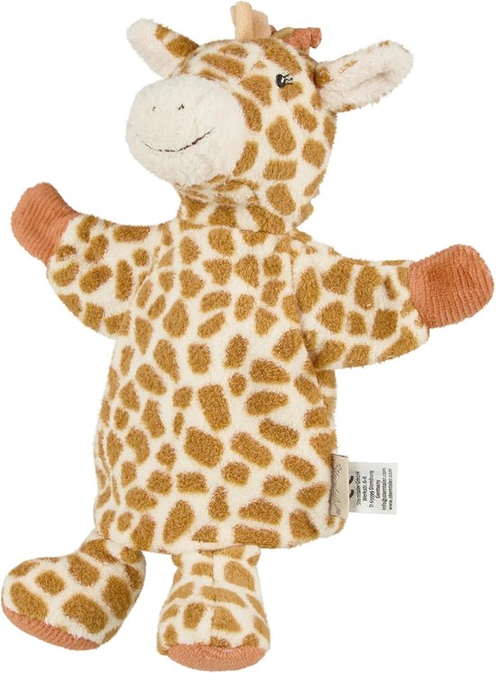 Zachte Handpop Giraf voor Kinderen