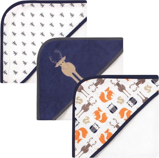 Zachte Katoenen Babybadhanddoek met Capuchon voor Jongens en Meisjes