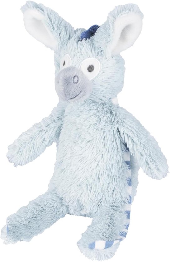 Zachte Knuffel - Babyspeelgoed - Vermaak Kind - Gemaakt met gerecyclede vulling - 26 cm - Blauw