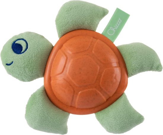 Zachte Knuffel Schildpad voor Baby's met Tactiele Stimulatie 3-24 Maanden