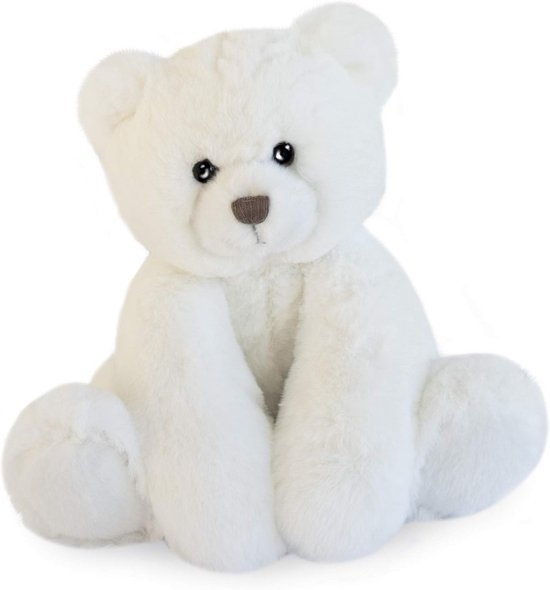 Zachte Knuffelbeer Ivoor 25 cm - Ideaal Kraamcadeau