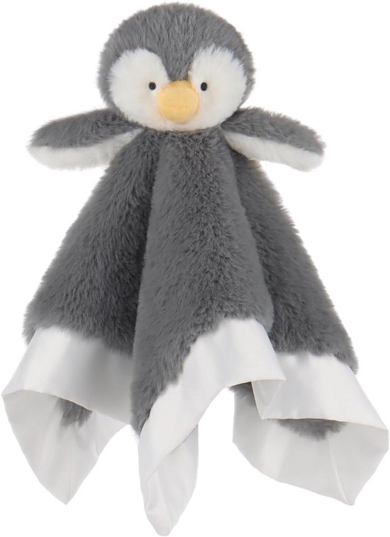 Zachte Knuffeldeken met Knuffelbeestje - Pinguïn Veiligheidsdekentje voor Baby's van Merkloos