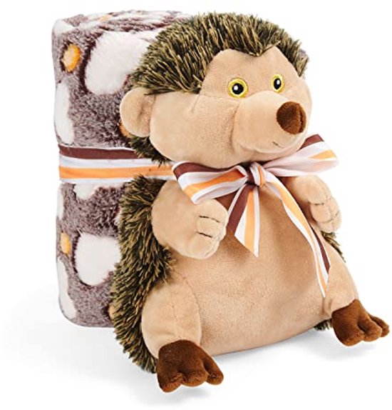 Zachte Knuffeldeken met Pluche Dier voor Baby's en Peuters - Perfecte Eerste Deken voor Kinderen van 0 tot 3 Jaar van Merkloos