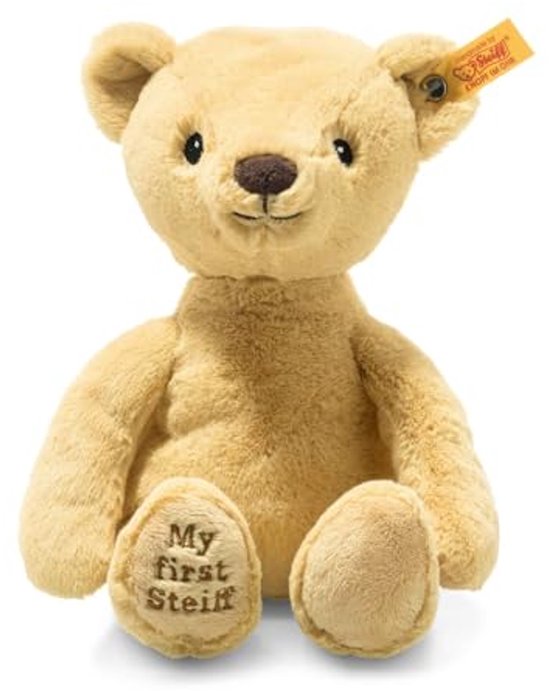 Zachte Knuffeldier Teddybeer voor Baby's - 26 cm Goudblond Beige van Tiamo