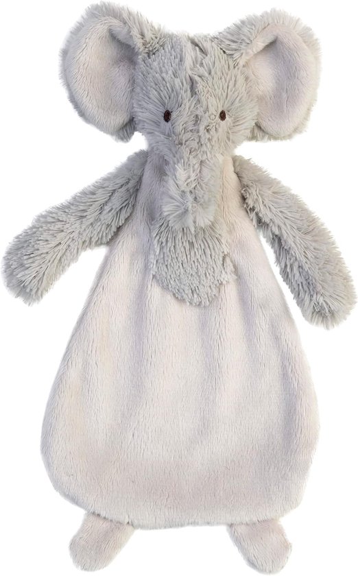 Zachte Knuffeldoek Olifantje - Grijs - Ideaal Baby Cadeau van Merkloos