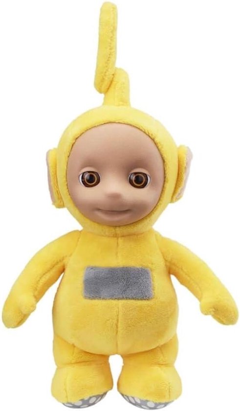 Zachte Laa-Laa Knuffel - Pluche Speelgoed Knuffeldier - Kinderen Spelen - Zingt en Praat - 20 cm - Geel