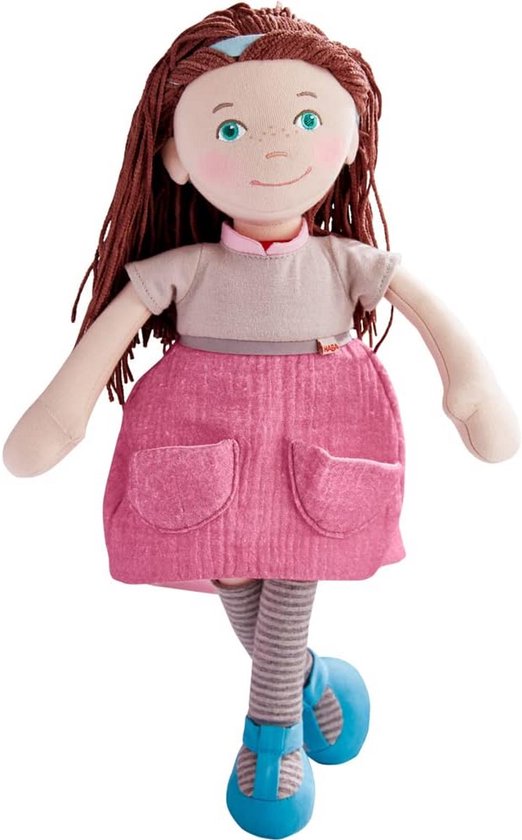 Zachte Lappenpop Agnes - Knuffelvriend voor Kinderen - 40 cm van Merkloos