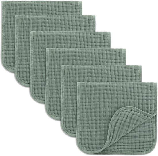 Zachte Mouselein Hydrofiele Luiers Baby Katoen 6 Lagen Extra Absorberend 6 Stuks