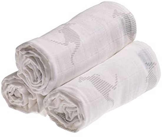 Zachte Mousseline Doek 70 x 70 cm - 3 Stuks - Multifunctionele Babydoeken van Jollein