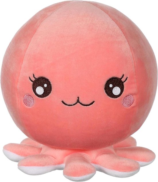 Zachte Octopus - Pluche Knuffel - Kinderen Spelen - Knuffelzacht Materiaal - 19 cm - Roze