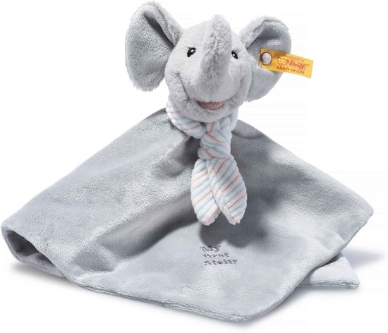 Zachte Olifant Knuffeldoek voor Baby's en Kinderen, Lichtgrijs Knuffel van Merkloos