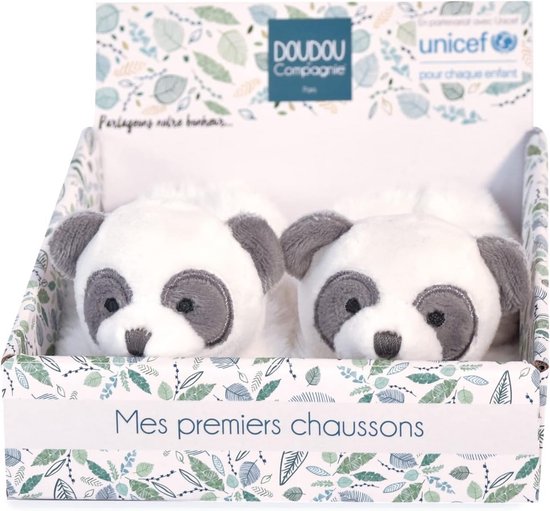 Zachte Panda Slofjes voor Baby's - Unicef Collectie