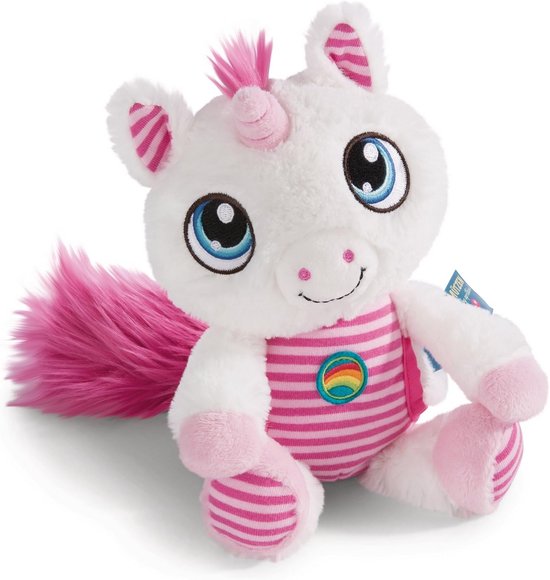 Zachte Pluche Eenhoorn Knuffel met Slaapmuts - 22 cm - Voor Dromen en Spelen van Merkloos