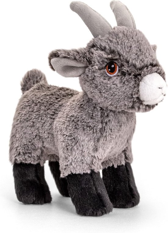 Zachte Pluche Geit Knuffel 20 cm Volledig Gerecycled Milieuvriendelijk Speelgoed van Natullo