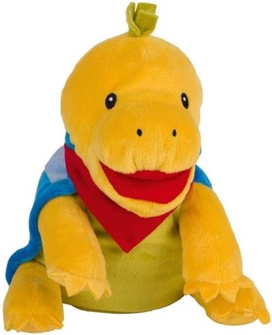 Zachte Pluche Handpop Schildpad Lisi - Knuffelpop voor Kinderen