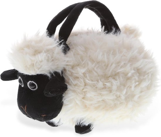 Zachte Pluche Schapen Handtas voor Kinderen - Schattige Dieren Portemonnee Met Ruim Compartiment van Merkloos