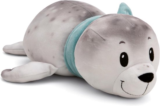 Zachte Pluche Zeehond Knuffel 24 cm Grijs - Kwalitatief Hoge Pluchen Speelgoed voor Kinderen en Volwassenen