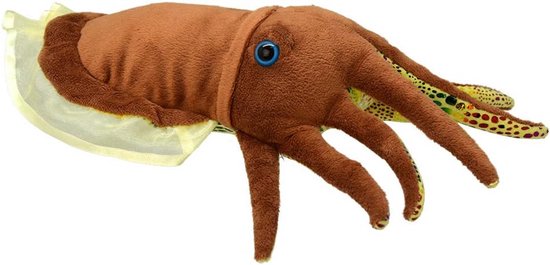 Zachte Pluchen Zeedier Knuffel 35cm Inktvis