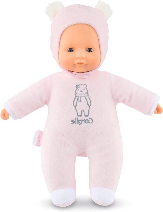 Zachte Pop - Knuffelpop Baby - Knuffelen en Troosten - Karakteristieke Vanillegeur - 30 cm - Roze