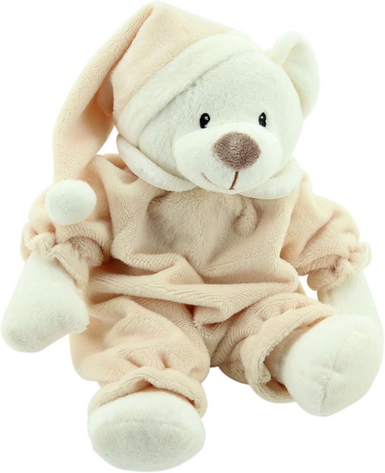 Zachte Slaapknuffel Teddybeer 31 cm Lichtbruin Pluche Dier van Merkloos