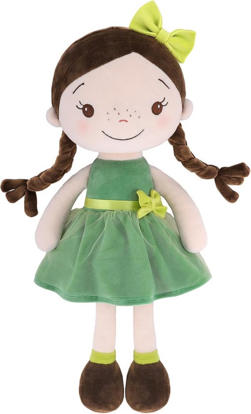 Zachte Stoffen Pop 40 cm - Beschermengel Doopcadeau voor Baby's - Knuffeldier voor Kinderen van 3-5 Jaar