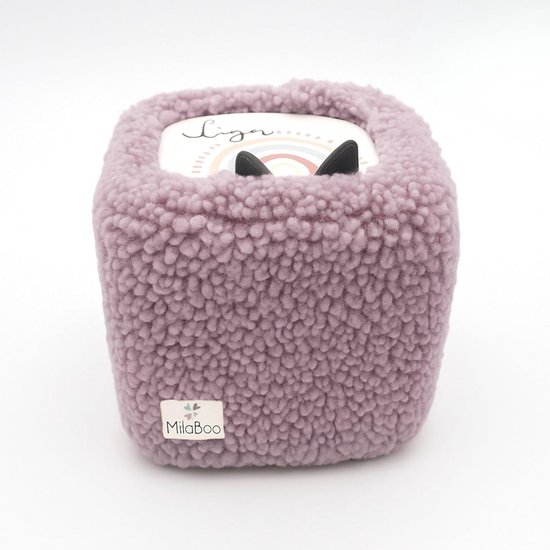 Zachte Teddy Pluche Hoes voor Toniebox - Paarse Beschermhoes