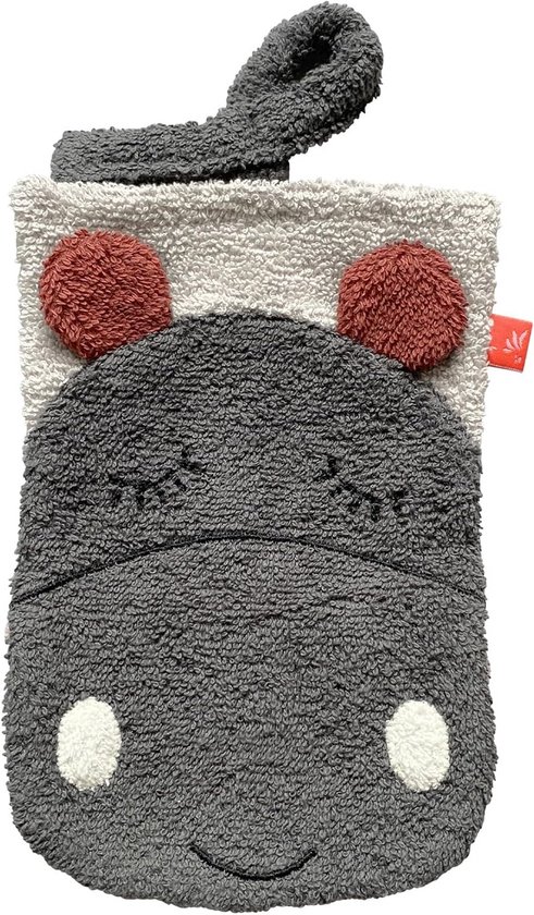 Zachte Washandjes met Dierenhoofd voor Kinderen - 100% GOTS Biologisch Katoen