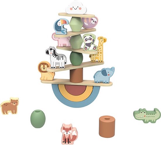 ZaciaToys - Houten Stapelspel - FSC® van ZaciaToys